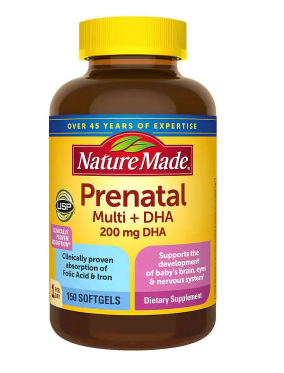 Nature Made Prenatal Multi + DHA, 150顆